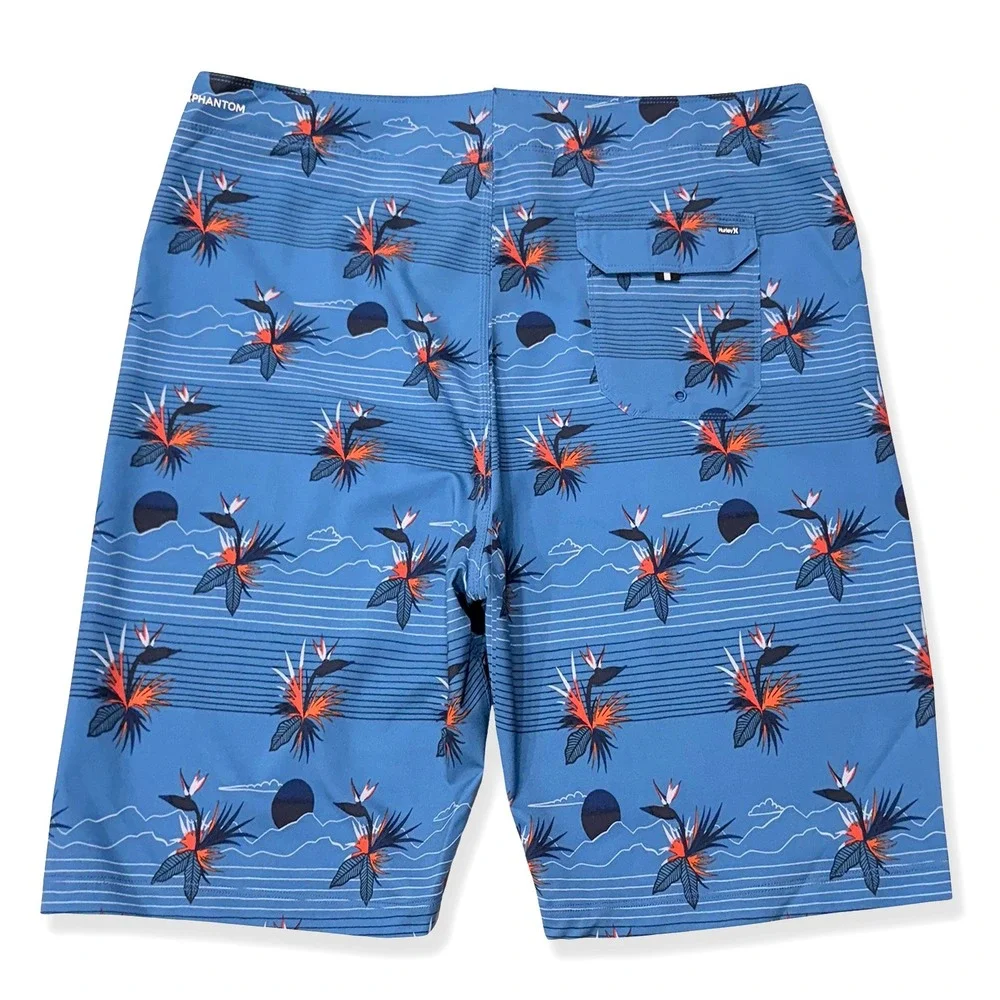 Hurley Phantom Weekender Board Shorts - NWT Mens 32 Blue /Multi - #46858-E4